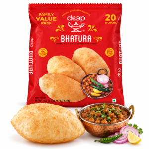 Deep Bhatura Family Pack – 20 Pieces (43.7 oz / 1.24 kg)