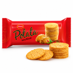 PRAN Potata Spicy Biscuit | Savory Snack